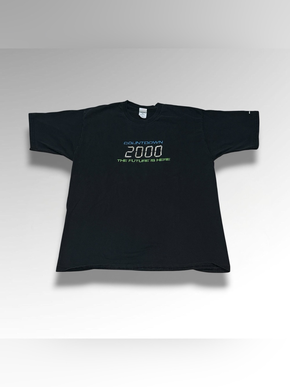 Vintage 90s Countdown 2000 The Future is Here Embroidered Tee